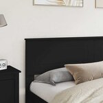 vidaXL Tête de lit Chêne noir 180 cm Bois d'ingénierie