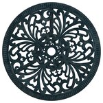 Ensemble Bistro de Jardin en Aluminium Couleur Verte 3 Pièces vidaXL