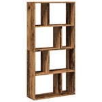 vidaXL Bibliothèque vieux bois 60x20x120 5 cm bois d'ingénierie