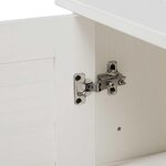 vidaXL Cabinet de salle de bain VIGO Blanc 67 5 x 34 x 110 cm