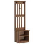 vidaXL Portemanteau SANDNES 45x40x159 5 cm bois massif pin