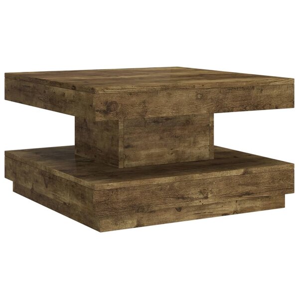 vidaXL Table basse Marron foncé 60x60x35 cm MDF