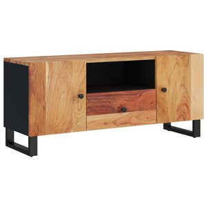 vidaXL Meuble TV 105x33 5x46 cm bois d'acacia solide et d'ingénierie