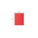 Paquet De 25 Chemises Double Poche Rock''s 210 - Double A4 Ou A3 - 24x32cm - Rouge - X 10 - Exacompta