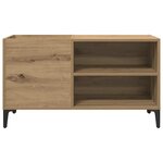 vidaXL Armoire à disques chêne artisanal 84 5x38x48 cm bois ingénierie