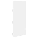 vidaXL Étagère à magazines Blanc 51 x 11 x 102 cm Bois d'ingénierie