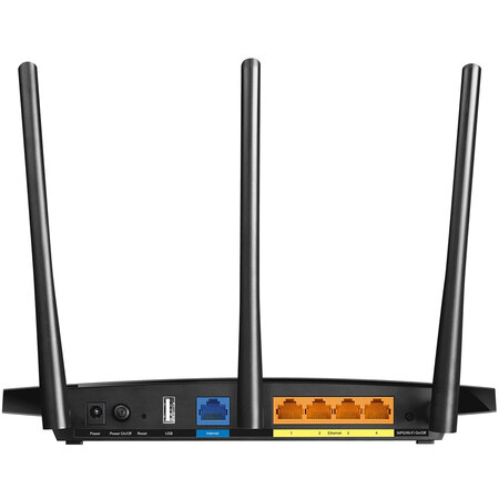 Tplink ac1750 dual-band wi-fi router ac1750 dual-band wi-fi router 1300mbps at 5ghz + 450mbps at 2.4ghz 5 gigabit ports usb 2.0 3 antennas iptv access point mode