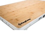 Table de camping pliable avec poignée de transport - Kingcamp - Forme rectangle