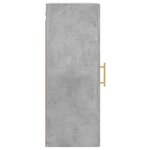 vidaXL Armoire murale gris béton 34 5x34x90 cm