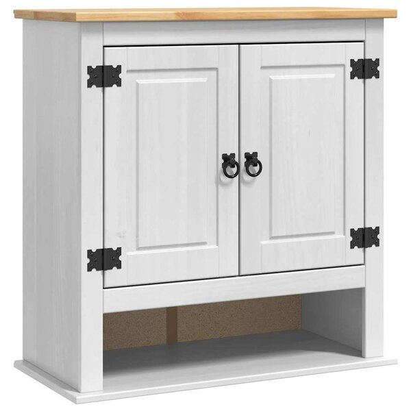 vidaXL Armoire suspendue Corona Blanc 70 x 33 x 71 5 cm Pin massif