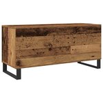 vidaXL Meuble à vinyles Bois ancien 100 x 38 x 48 cm Bois d'ingénierie