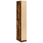 vidaXL Garde-robe chêne fumé 30x50x200 cm bois d'ingénierie