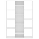 vidaXL Séparateur de pièce/Bibliothèque Blanc 100x24x140 cm