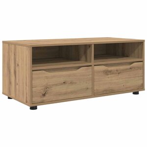 vidaXL Meuble TV Chêne artisanal 100 x 48 x 43 cm Bois d'ingénierie