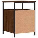 vidaXL Tables de chevet 2 Pièces chêne marron 44x45x60 cm bois ingénierie