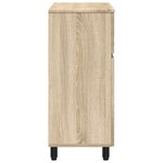 vidaXL Unité de vanité de salle de bain Chêne Sonoma 60 x 35 x 80 cm
