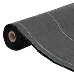 vidaXL Membrane anti-mauvaises herbes noir 0 5x150 m PP