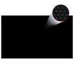 vidaXL Couverture de piscine rectangulaire 500x300 cm PE Noir