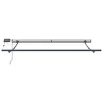 vidaXL Auvent Manuel Rétractable avec Rayures LED Multicolores 300x250 cm