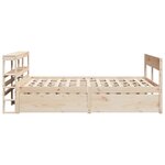 vidaXL Cadre de lit sans matelas 120x190 cm bois de pin massif
