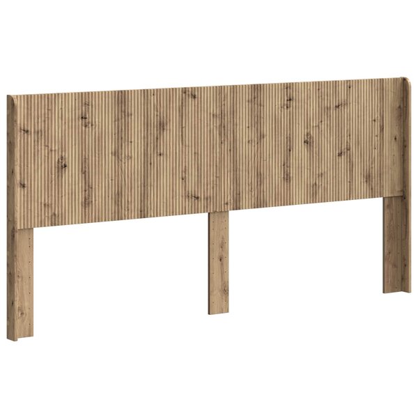 vidaXL Tête de lit Chêne artisanal Bois d'ingénierie