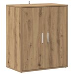 vidaXL Armoire à chaussures chêne artisanal bois d'ingénierie