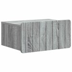 vidaXL Cabinet de chevet mural Sonoma gris 49 x 34 5 x 24 cm