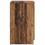 vidaXL Armoire de salle de bain Bois ancien 54 x 41 x 70 cm