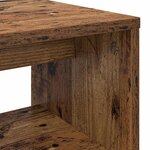 vidaXL Meuble TV Bois ancien 80 x 30 x 40 cm Bois d'ingénierie