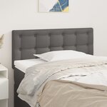 vidaXL Tête de lit Gris 100x5x78/88 cm Similicuir