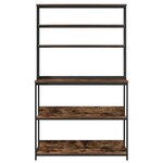 vidaXL Étagère de cuisine Chêne fumé 100 x 40 x 168 cm