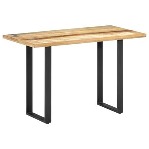 vidaXL Table à manger 120x60x76 cm Bois de récupération massif