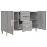 vidaXL Buffet sonoma gris 100x36x60 cm bois d'ingénierie