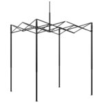 vidaXL Serre avec cadre pop-up avec toit Vert 200 x 200 x 300 cm Fer