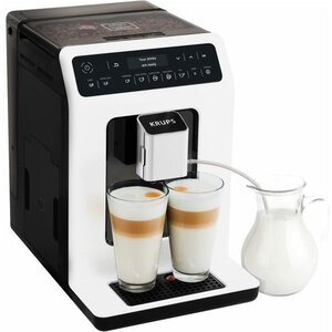 Krups ea890110 evidence machine a café a grain  broyeur grain  cafetiere expresso cappuccino espresso  2 tasses  fabriqué en france