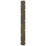 vidaXL Pieds de table à manger en forme de U  2 pièces  acier naturel  90 x (72-73) cm