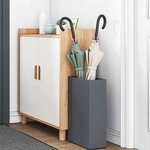 vidaXL Porte-parapluie Anthracite 28 x 12 x 41 cm Acier