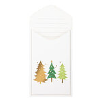 Carte De Vœux Surprise Trio Sapins - Draeger paris