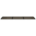 vidaXL Auvent de porte Noir 300x75 cm Polycarbonate