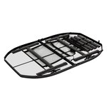 Bo-camp table de camping pliable melrose 120x80 cm aluminium