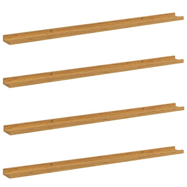 vidaXL Étagère Murale 4 pc Beige 115 x 9 x 3 cm Bois d'ingénierie