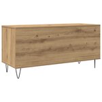 Cabinet d'enregistrement vidaXL en bois ancien 100x38x48 cm en bois d'ingénierie