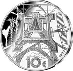 Pièce de monnaie en Argent 10 Euro g 22.2 Millésime 2023 Gustave Eiffel GUSTAVE EIFFEL