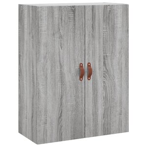 vidaXL Armoire murale sonoma gris 69 5x34x90 cm