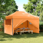 vidaXL Tente de fête 279 x 410 x 315 cm Orange Tissu Oxford