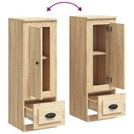vidaXL Buffet haut chêne sonoma 36x35 5x103 5 cm bois d'ingénierie