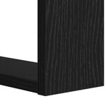 vidaXL Étagère Chêne noir 52 x 25 x 71 5 cm Bois d'ingénierie