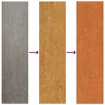 vidaXL Panneaux de toiture 12 Pièces rouillé 80x44 cm Acier corten