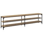 vidaXL Meuble TV Chêne artisanal 200 x 30 x 50 cm