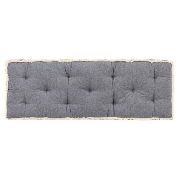 vidaXL Coussin de canapé palette Bleu 120x40x7 cm